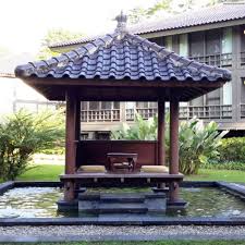 Desain Gazebo Diatas Kolam Ikan Model Rumah Minimalis 2020