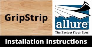 How To Install Trafficmaster Allure Gripstrip Flooring Allure Flooring Flooring Cleaning