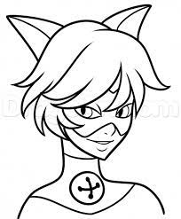 Learn How To Draw Cat Noir From Miraculous Ladybug Nickelodeon Ladybug Coloring Pages Miraculous Ladybug Coloring Pages Disney Coloring Pages