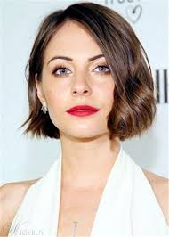 Short Bob Cut Human Hair Wavy Wig 12 Inches