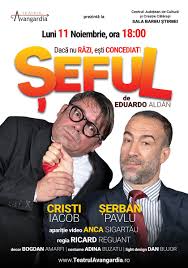 (n chilot tip pantalon scurt i n bluz.) am gust de cpuni n gur. Seful Calarasi Teatrul Avangardia