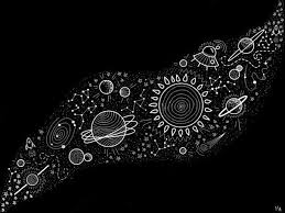 We heart it wallpaper, black phone wallpaper, dark wallpaper, aesthetic iphone . Picture Black And Galaxy Image 6558825 On Favim Com