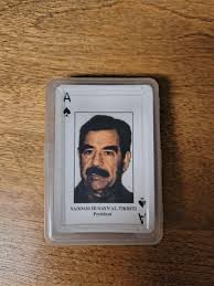 IRAQI MOST WANTED PLAYING CARDS ORIGINAL