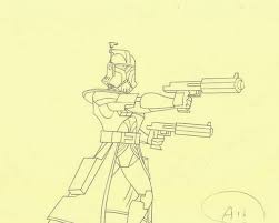 Draw the clone troopers from star wars. Art Of Star Wars Clone Wars 2003