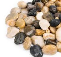 Amazon.com: Mr. Fireglass Natural Polished Pebbles, 1 Inch Decorative Mixed  Color Stones Aquarium Gravel River Rocks for Vase, Succulents, Landscaping  ...