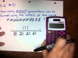 How to calculate combination in python. Permutations Of Letters In A Word Youtube