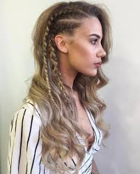 Gently pull all of your hair to one side and place the middle against the nape of your neck, behind your earlobe or lower. 30 Gorgeous Braided Hairstyles For Long Hair Braids For Long Hair Side Braids For Long Hair Side Braid Hairstyles