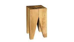 A collection of tables, stools and benches. E15 Backenzahn Stool Sidetable