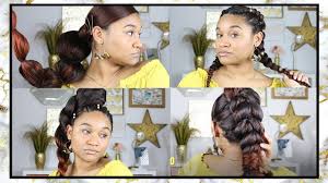 Maybe you would like to learn more about one of these? 4 Easy Hairstyles With Braiding Hair Youtube