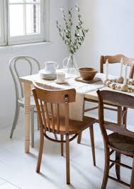 Domino S Diy Guide To Bleaching Furniture Mismatched Dining Chairs Dining Chairs Dining Room Table