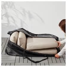 Tostero Storage Bag For Pads And Cushions Black Official Website Ikea Patio Cushion Storage Bag Storage Cushions Ikea