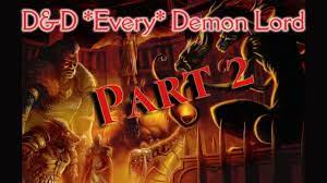 D&D: (Almost) EVERY* Demon Lord - YouTube