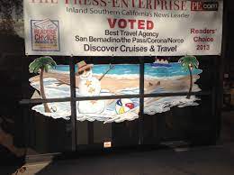 What A Fun Window To Do For A Travel Agency Window Painting Cruise Travel Travel Agency