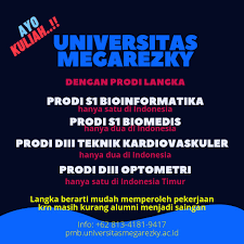 Sistem informasi manajemen universitas merdeka malang. Mau Cepat Kerja Pilih Pogram Studi Langka Ini Di Universitas Megarezky Makassar Universitas Megarezky
