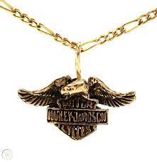 Us orders of $35+ from any participating shop now ship free. 14k Yellow Gold Harley Davidson Pendant 10k Yellow Gold Figarucci Chain Necklace 1883720072