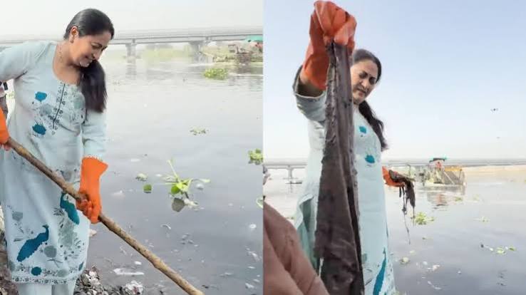 यमुना तट स्वच्छता अभियान 2026: दिल्ली सीएम ने खुद उठाया कचरा, सभी मंत्री-विधायक भी साथ रहे, 28 घाटों पर मेगा क्लीनिंग ड्राइव
