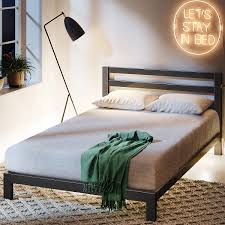 Slumber 1 by zinus comfort 6 bunk bed innerspring mattress, twin. Amazon Com Zinus Arnav Metal Platform Bed Frame With Headboard Wood Slat Support No Box Spring Needed Easy Assembly Queen Furniture Decor