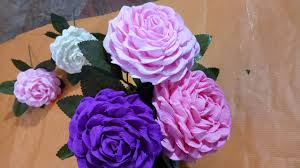 Have you ever imagined that a bundle of sprouting roses in various color tones can actually make a classy accessory statement piece syncing with your ravishing wedding gown? How To Make Easy And Simple Paper Flower By Crepe Paper Youtube