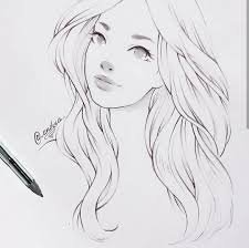 Doms ( zoom ultimate dark ) 2. Anime Sketch Girl Wallpapers Wallpaper Cave