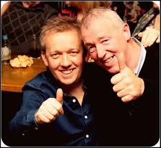A thumbs up from Jerry Early (singer/ songwriter), Jimmy Stafford and Paul  Mc Devitt from Highland Radio who will visit the school next Tuesday to  sing Jerry's song