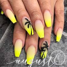 43 Neon Nail Designs That Are Perfect For Summer Page 4 Of 4 Stayglam Neon Nail Designs Tree Nails Yellow Nails Design