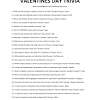 Valentine's day puzzle quiz answers. 1