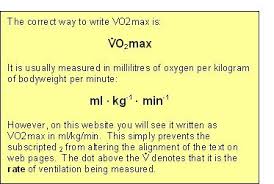 Vo2 Max Aerobic Power Maximal Oxygen Uptake Jen Reviews