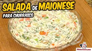 1 cubo de caldo de legumes. Como Fazer Salada De Maionese Para Churrasco Tv Churrasco Youtube