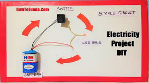 Simple Circuit Working Model School Project For Science Exhibition Diy Howtofunda Schoolprojecten