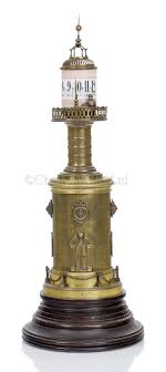 List of lighthouses in martinique. Lot 50 A Novelty Brass And Glass Lighthouse Clock