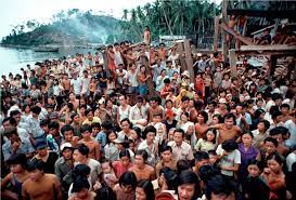 Despite having nothing, they ask you for nothing but will give. T R O P I X B L U E The Boat People Of Vietnam