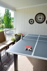 Great Instructions On A Diy Ping Pong Table Chalkboard Very Neat Clean Looking Ping Pong Table Ping Pong Table Diy Outdoor Ping Pong Table