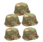 Original WW2 BESSTUUP WWII German Helmet Cover For M35, M40, M42 Helmets -  Cotton Camo Cover For Reenactment Cotton Helmet Camouflage Cover