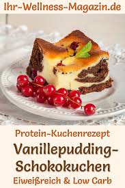 Protein Vanillepudding Schokokuchen Eiweissreiches Low Carb Rezept Low Carb Rezepte Rezepte Eiweiss Kuchen