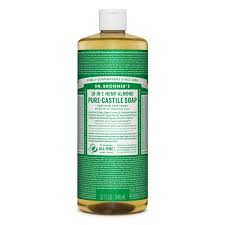 Bronner's pure castile soap claims 18 cleaning uses in one bottle. Dr Bronner S Almond Pure Castile Soap 32 Oz Walmart Com Walmart Com