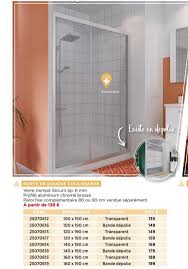 Offre Porte De Douche Coulissante Chez Bricomarche