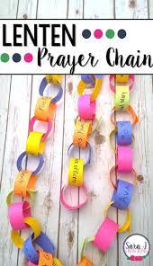 Lenten Prayer Chain Sunday School Crafts For Kids Bible Crafts For Kids Lenten Activities