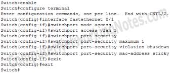 Which switch port security allows increment counter? Switchport Port Security Explained With Examples