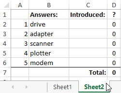 Learn to make an interactive crossword puzzle with excel tutorial at internet 4 classrooms, internet resources for teachers and students. How To Make A Crossword In Excel Using Standard Functions