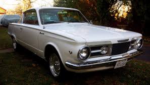Image result for White 1965 Barracuda