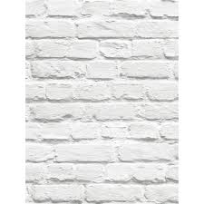 Brique Blanc Peint Papier Peint Muriva 102539 Cdiscount Bricolage