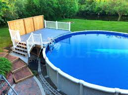 Pool Deck Ideas Partial Deck The Pool Factory In 2020 Pool Pool Decks Pool Hot Tub