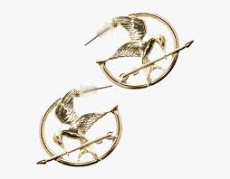 Why did the author choose a mockingjay as a symbol for rebellion? Hunger Games Mockingjay Earrings Emblem Hd Png Download Kindpng