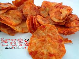 Resepi kerepek ubi pedas basah. Kerepek Ubi Pedas Basah Tangkap Leleh Tengok Kerepek Cute