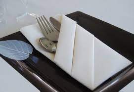 pliage de serviette pochette couverts techniques de pliage de serviette pliage serviette pliage serviette mariage pliage serviette papier