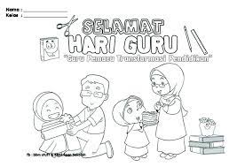 Mari Mewarna Gambar Selamat Hari Guru Peringkat Sekolah Gambar Mewarna