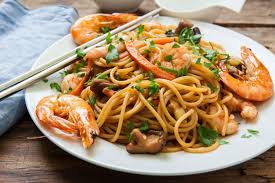Recette Nouilles Soba Pak Choi Edamame Oeuf Et Crevette Recette Nouilles Soba Cuisine Coreenne Nouilles