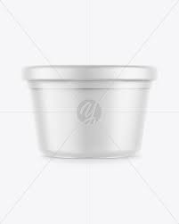 Download Yogurt Cup Mockup In Cup Bowl Mockups On Yellow Images Object Mockups