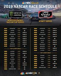 I'm not really a movie guy sha as i rarely have the time. Nbc 2019 Nascar Cup And Xfinity Tv Schedules Shr Vip Garage Gang Ii Forum For Fans Of Stewart Haas Racing