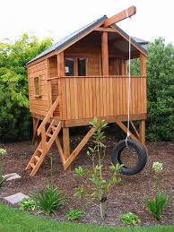 Outdoor Wooden Playhouses Foter Backyard Patio Play Houses Backyard
